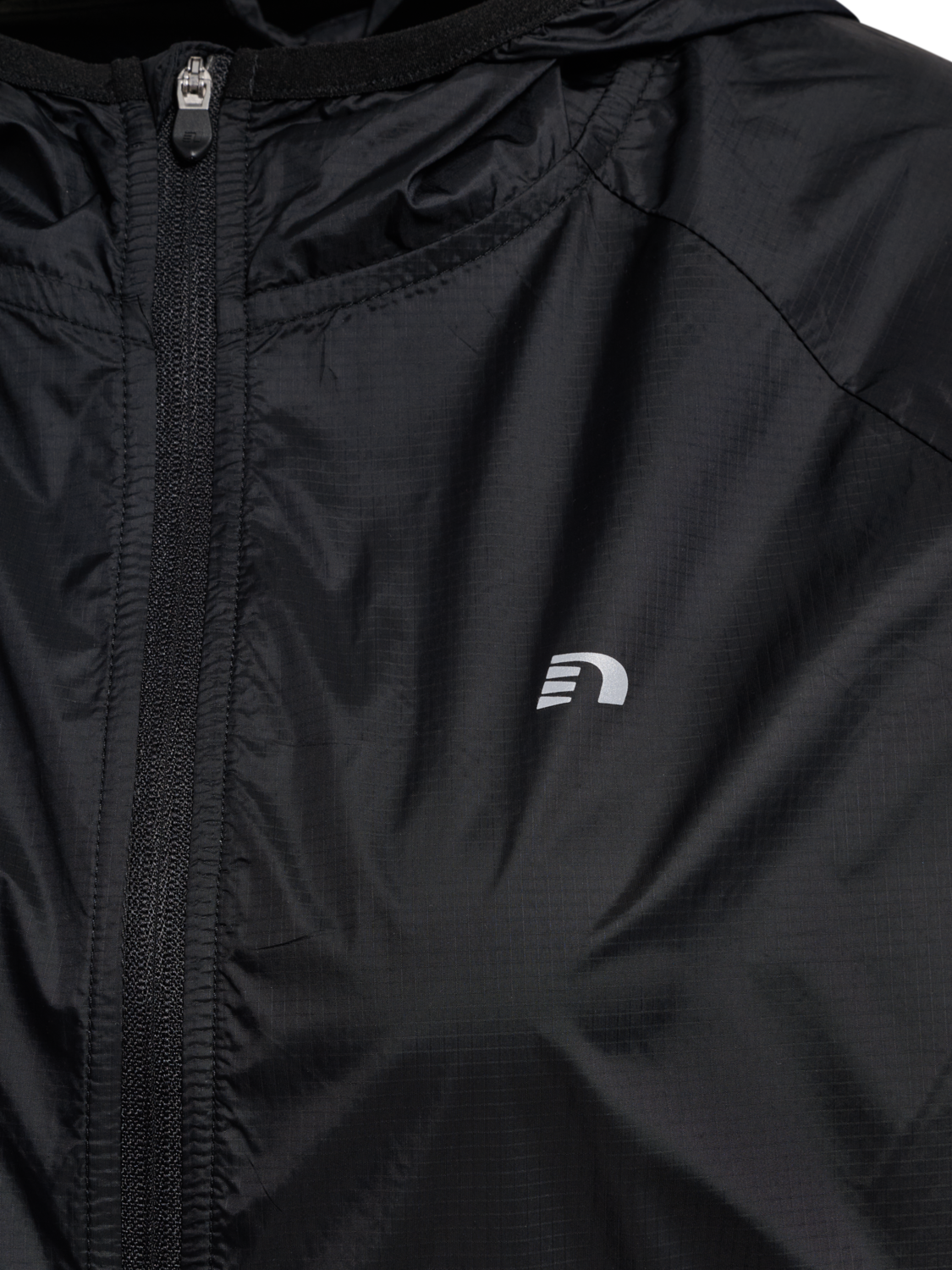 nwlLUNAR W WINDBREAKER, BLACK, packshot