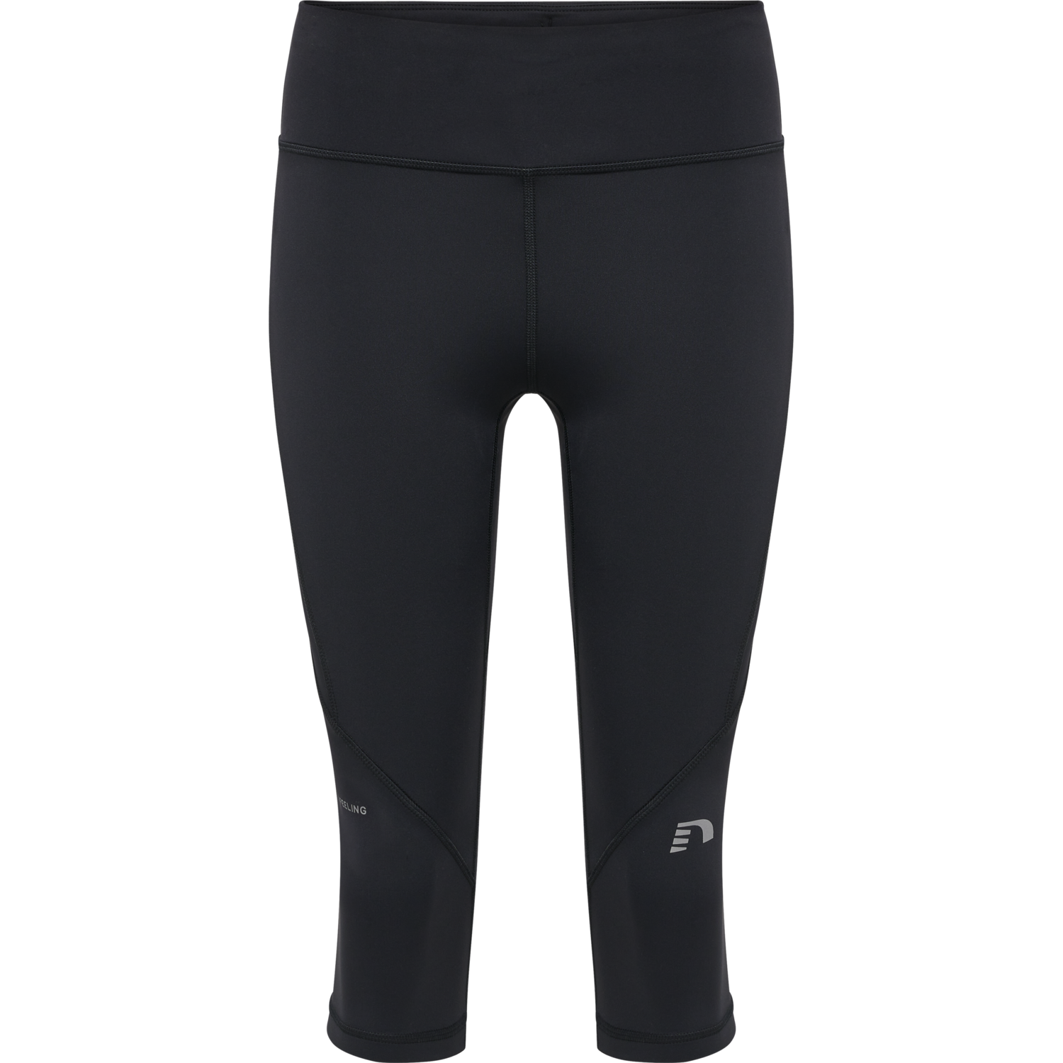 WOMEN HW KNEE TIGHTS, BLACK, packshot