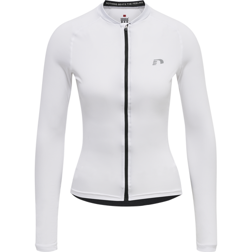 WOMENS CORE BIKE L/S JERSEY, WHITE, packshot