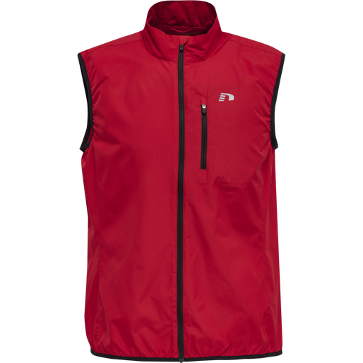 MEN'S CORE GILET, TANGO RED, packshot