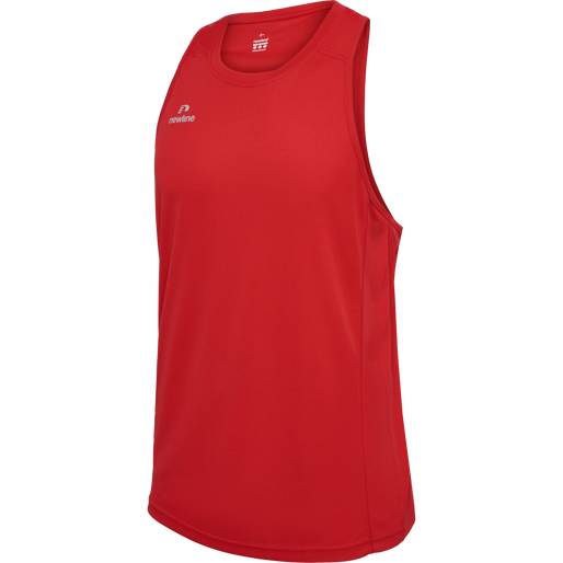 MEN'S ATHLETIC RUNNING SINGLET, TANGO RED, packshot