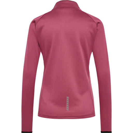 nwlPHOENIX 1/2 ZIP L/S WOMAN, DRY ROSE, packshot