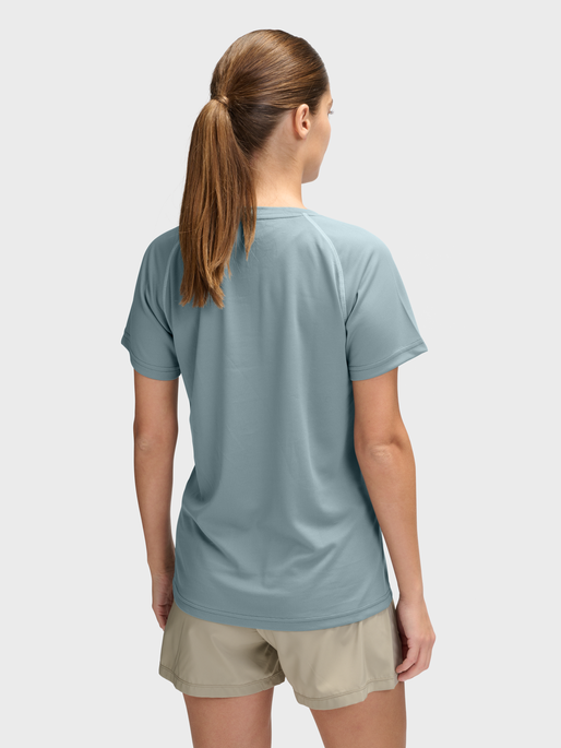 nwlSPEED MESH T-SHIRT W, LEAD, model