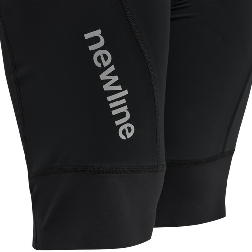 MENS CORE BIKE PANEL BIB SHORTS, BLACK/WHITE, packshot