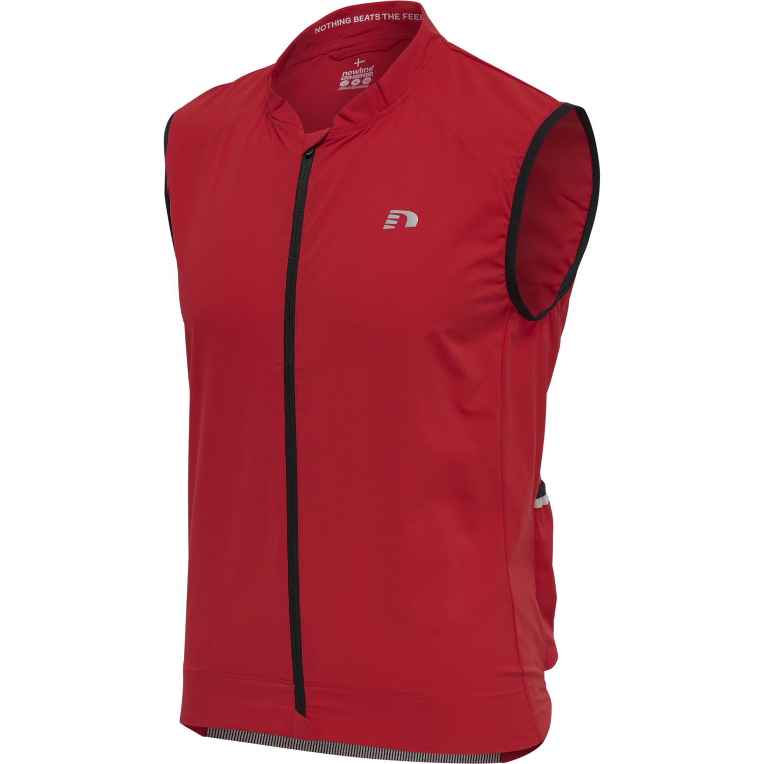 MENS CORE BIKE GILET, TANGO RED, packshot