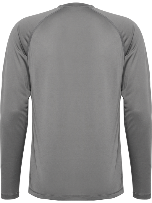 nwlBEAT T-SHIRT L/S, TITANIUM, packshot