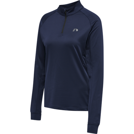 WOMEN'S CORE MIDLAYER, BLACK IRIS, packshot