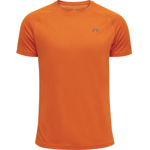 MEN CORE RUNNING T-SHIRT S/S, ORANGE TIGER, packshot