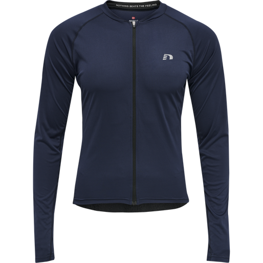 MENS CORE BIKE L/S JERSEY, BLACK IRIS, packshot