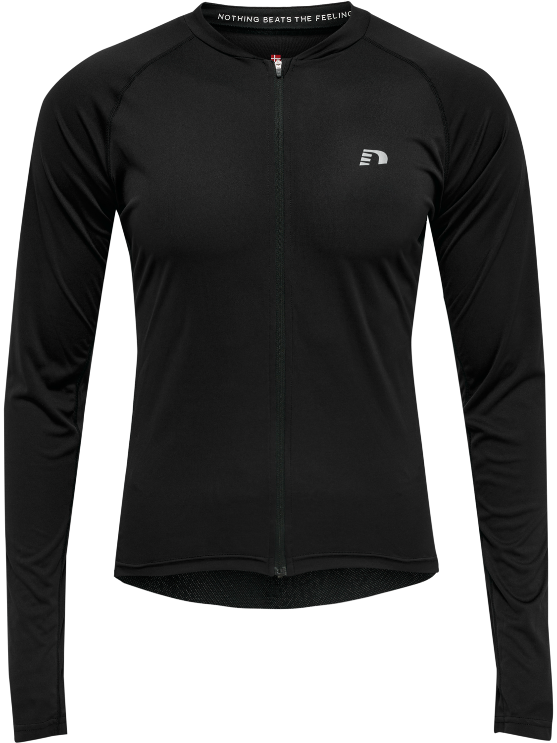 MENS CORE BIKE L/S JERSEY, BLACK, packshot