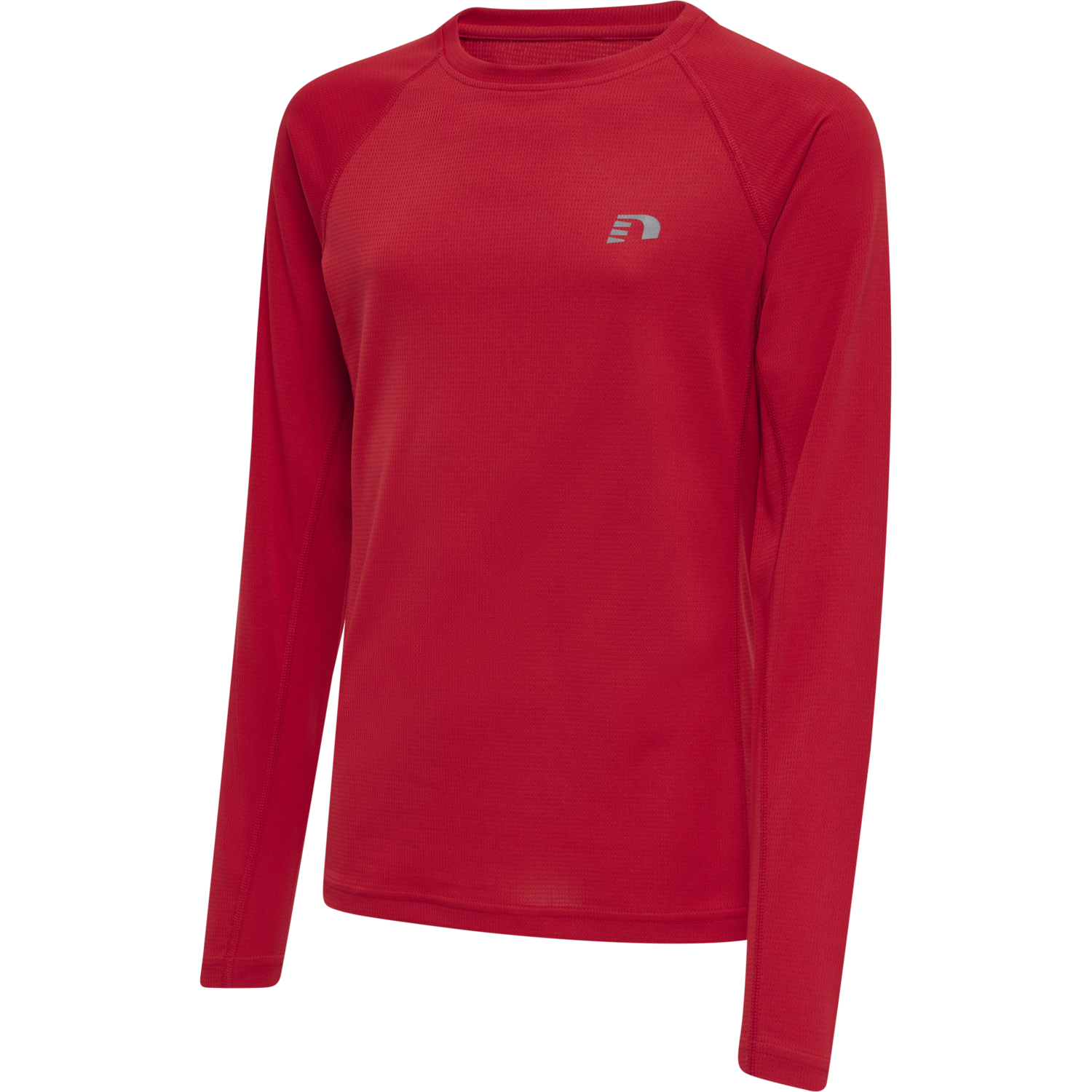 KIDS CORE RUNNING T-SHIRT L/S, TANGO RED, packshot
