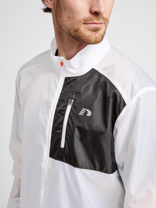 MEN PACKABLE TECH JACKET, TRANSPARENT, model