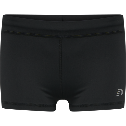 WOMEN CORE ATHLETIC HOTPANTS, BLACK, packshot
