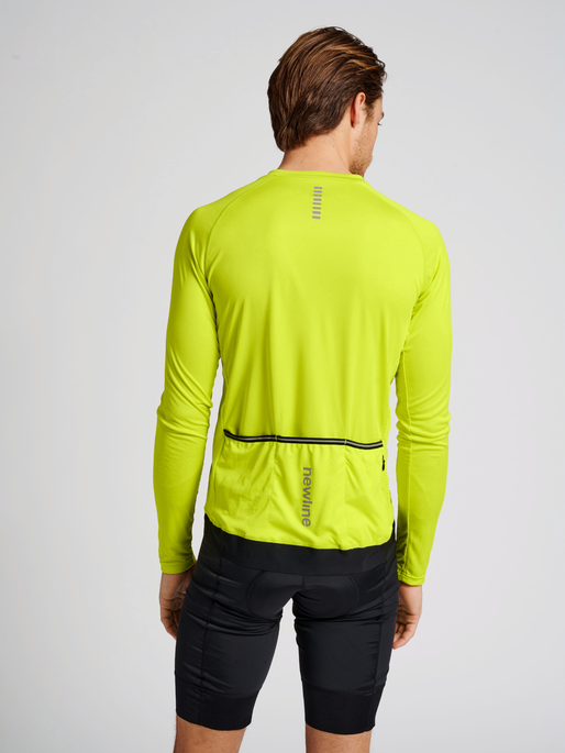 MENS CORE BIKE L/S JERSEY, EVENING PRIMROSE, model