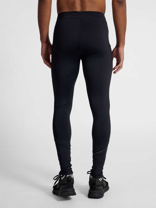 nwlRACE POCKET TIGHTS, BLACK, model