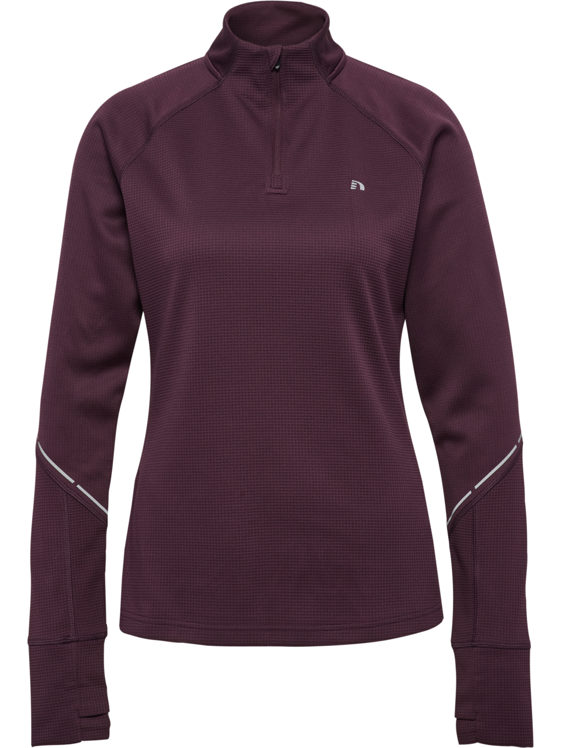 nwlPOWER HALF ZIP MIDLAYER W, PLUM PERFECT, packshot