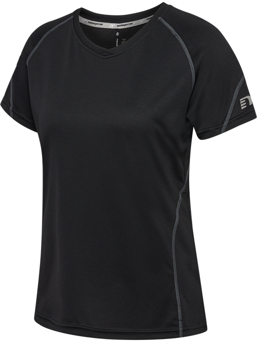 BASE COOLSKIN TEE, BLACK, packshot