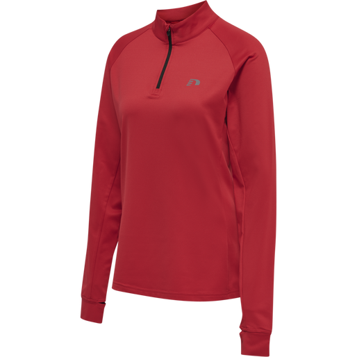 WOMEN'S CORE MIDLAYER, TANGO RED, packshot