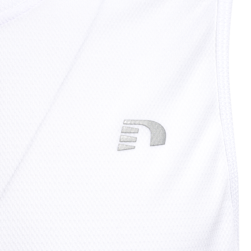 MEN CORE RUNNING SINGLET, WHITE, packshot