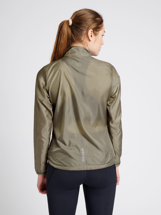 WOMEN PACKABLE TECH JACKET, WINTER TWIG, model