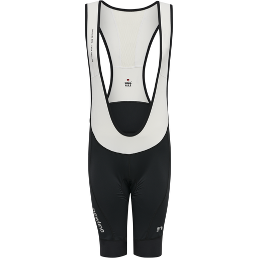 MENS CORE BIKE PANEL BIB SHORTS, BLACK/WHITE, packshot