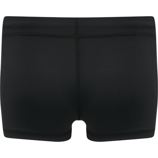 WOMEN CORE ATHLETIC HOTPANTS, BLACK, packshot