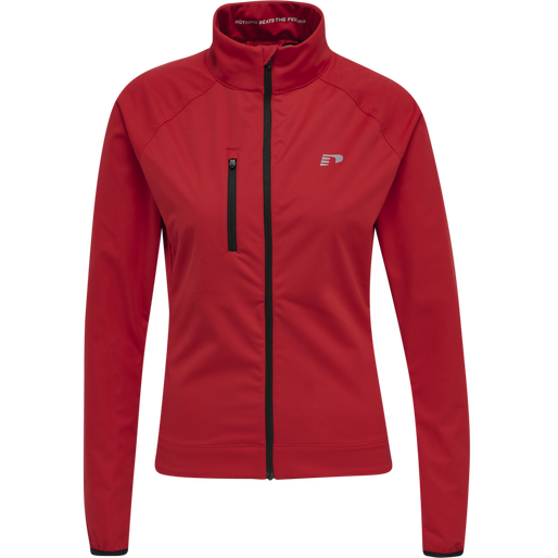 WOMENS CORE BIKE THERMAL JACKET, TANGO RED, packshot