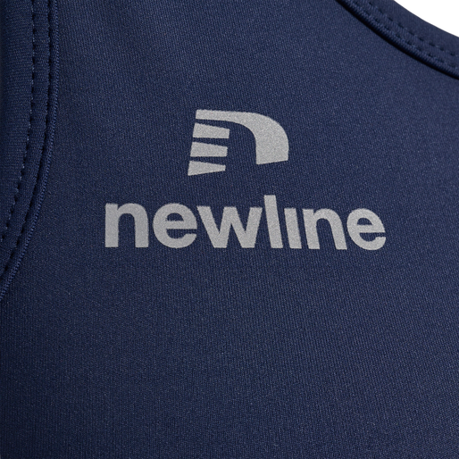 WOMEN'S ATHLETIC TOP, BLACK IRIS, packshot