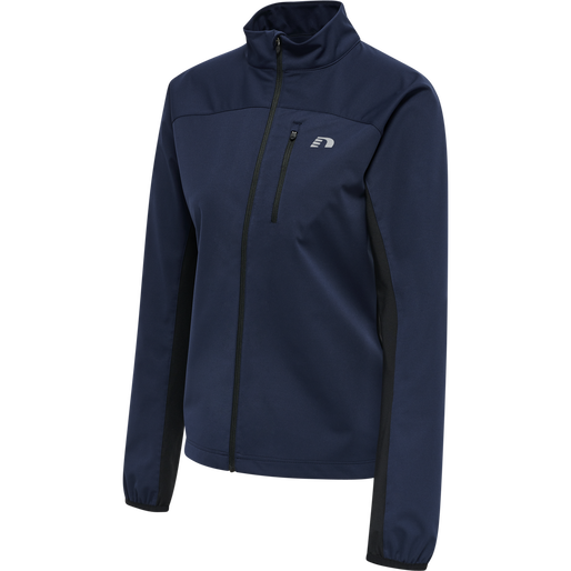 WOMEN CORE CROSS JACKET, BLACK IRIS, packshot