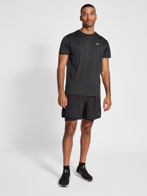 nwlKANSAS 2-IN-1 SHORTS MEN, BLACK, model