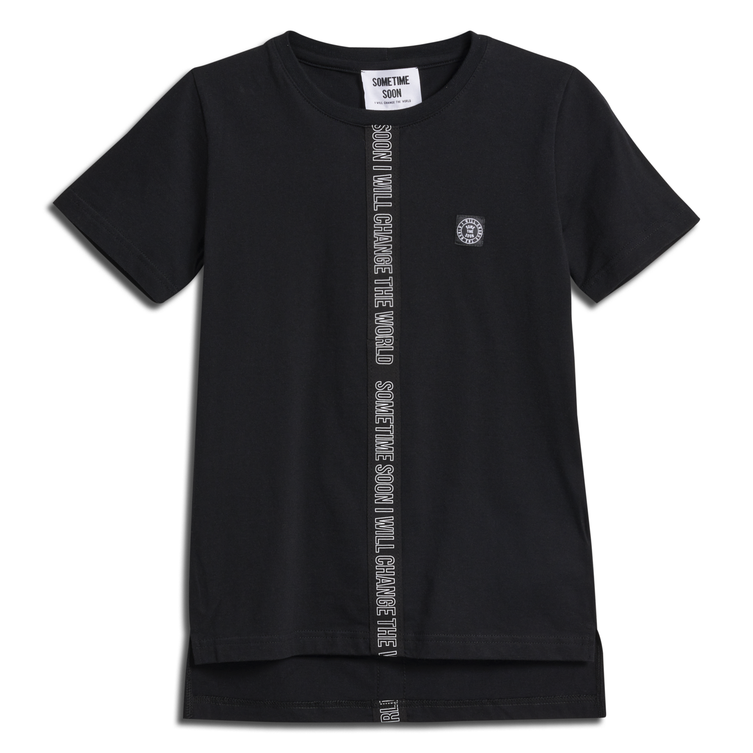 stsMONUMENT T-SHIRT S/S, BLACK, packshot