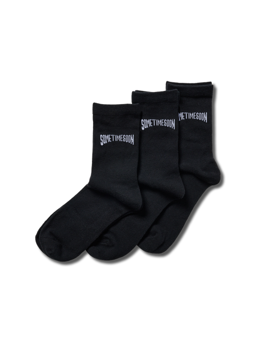 stsVARSITY SOCKS 3-PACK, CAVIAR stsVARSITY SOCKS 3-PACK, CAVIAR, packshot