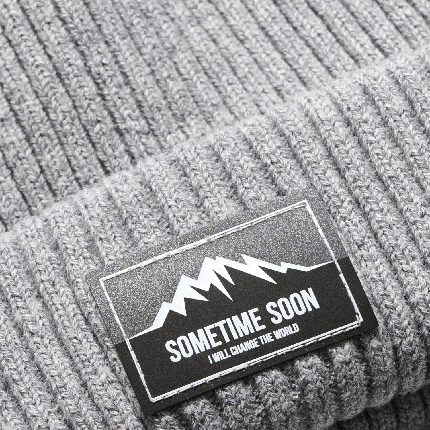 stsNORTH BEANIE, LIGHT GREY MELANGE, packshot