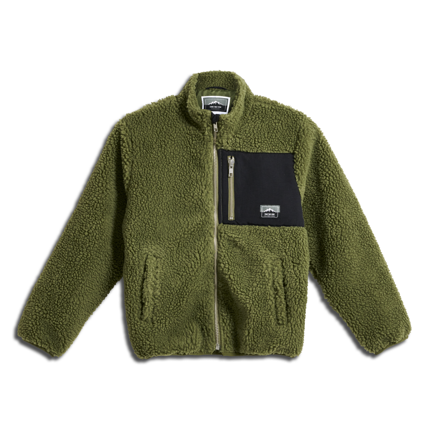 stmVENTURE FLEECE JACKET, OLIVE BRANCH, packshot