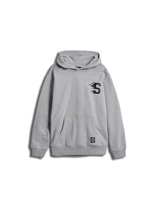 stsHORIZON HOODIE, GREY MELANGE stsHORIZON HOODIE, GREY MELANGE, packshot