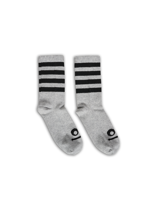 stsTOMMY SOCK 2-PACK, LIGHT GREY MELANGE, packshot