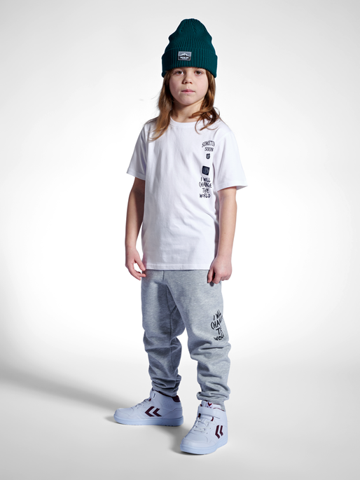 stsMERLIN T-SHIRT S/S, BRIGHT WHITE, model