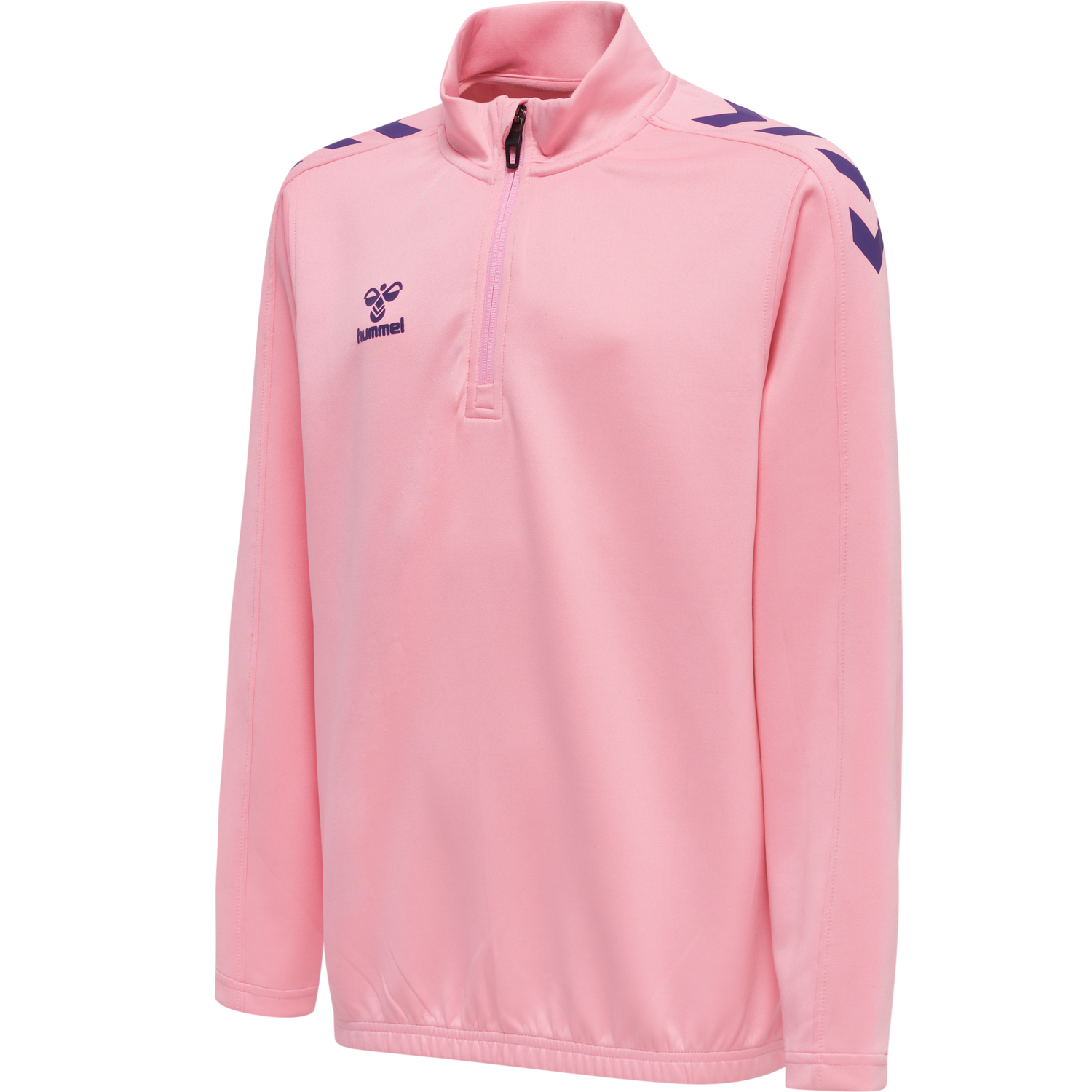 hummel CORE XK HALF ZIP POLY SWEAT KIDS - COTTON CANDY | hummel.es
