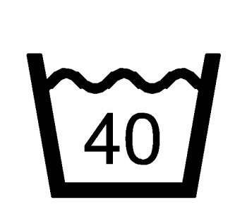 Lavar a máquina a 40 ºC Lavar a máquina a 40 ºC