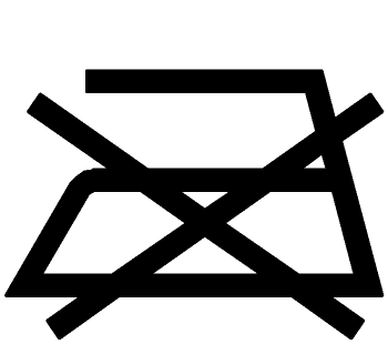 No planchar No planchar