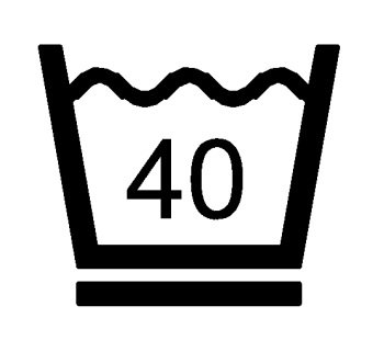 Lavar a m&aacute;quina con cuidado a 40&nbsp;&ordm;C